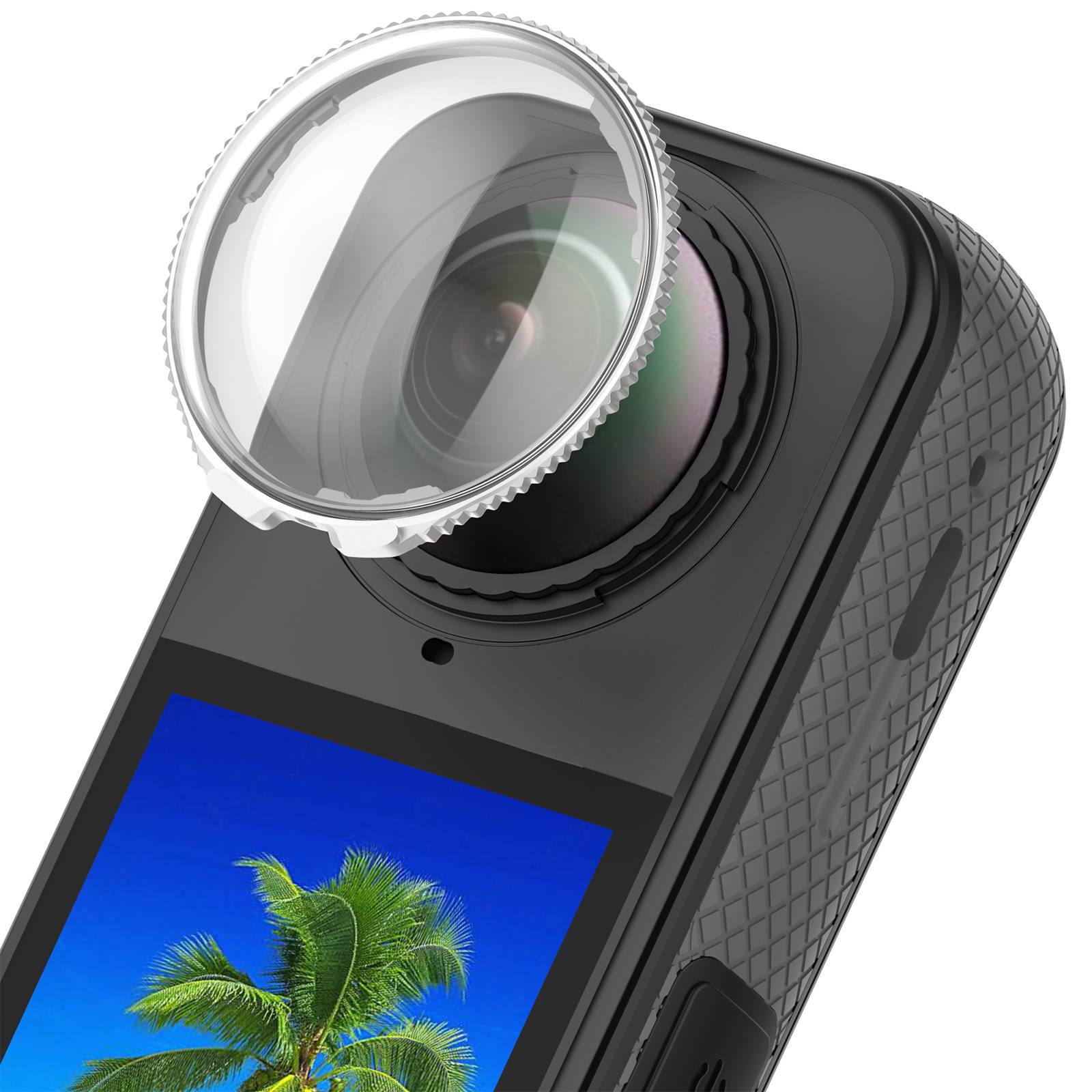Insta360 X5 Schutzlinse - Optischer Glasschild Silver