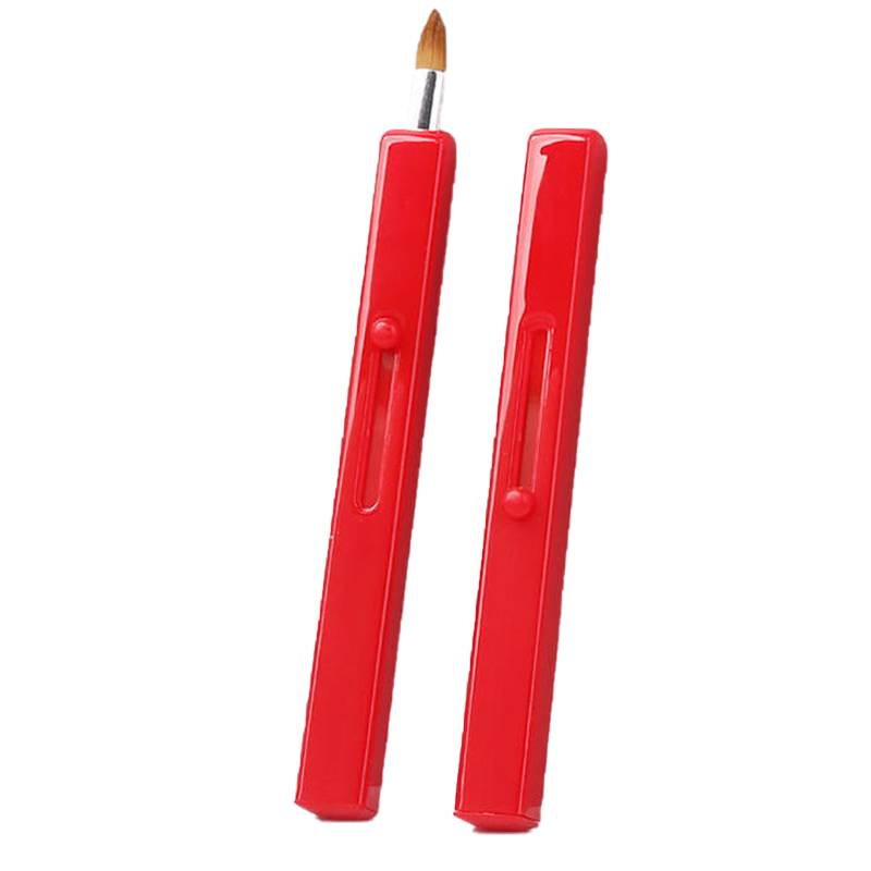 Einziehbarer Einzelkopf-Lippenpinsel für Make-up Red