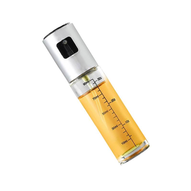 100 ml Ölsprüher aus versilbertem Edelstahl mit Skala für Heißluftfritteusen Modell 1