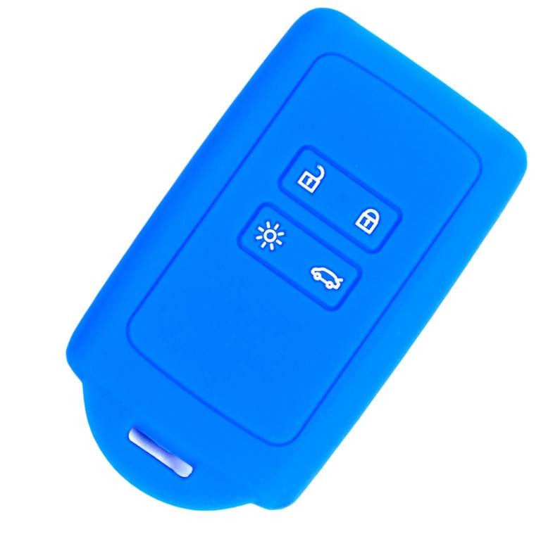 Renault Koleos Schlüsselfob-Hülle, Silikon-Schutzhülle Blue