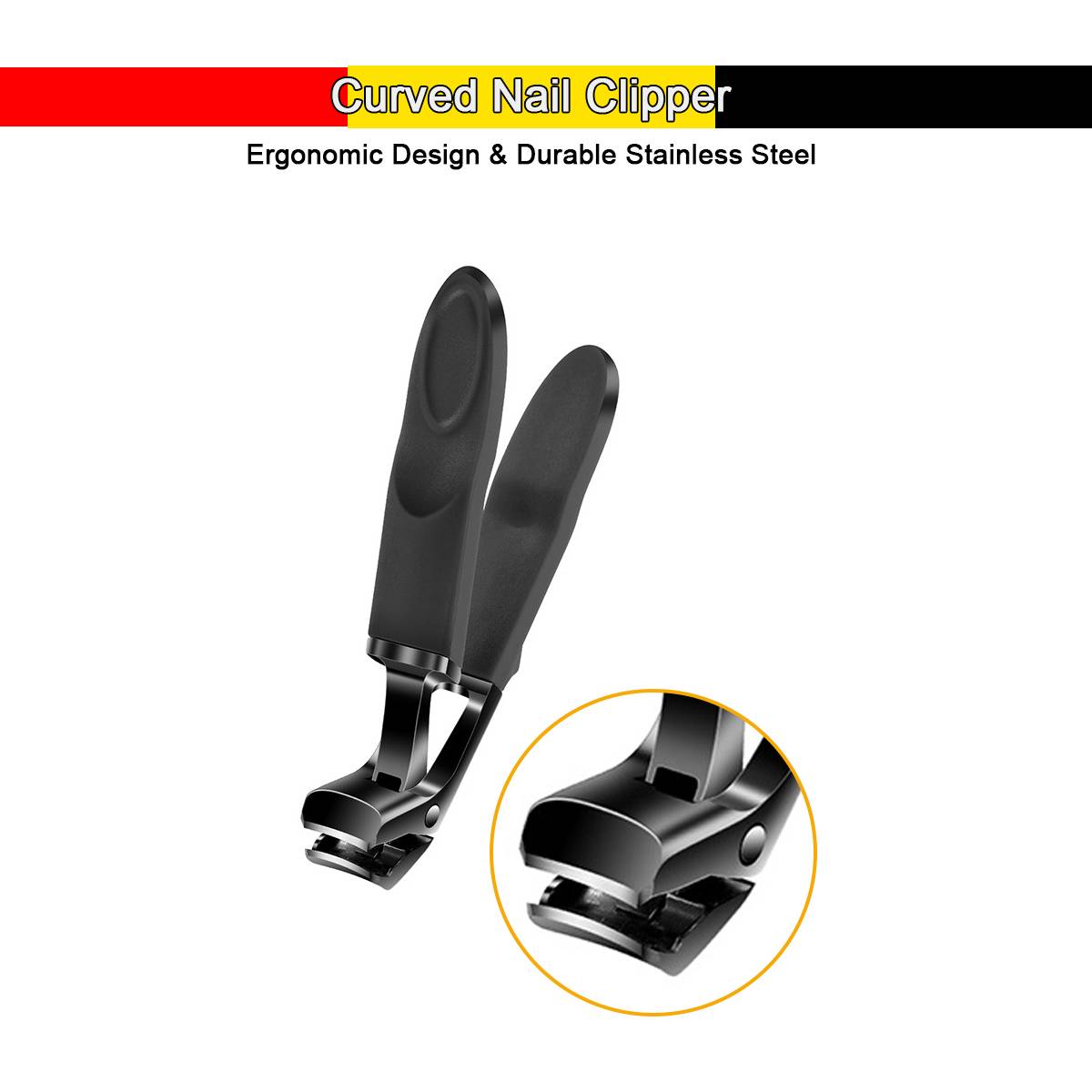 Gebogener Nagelknipser – ergonomisch und effektiv