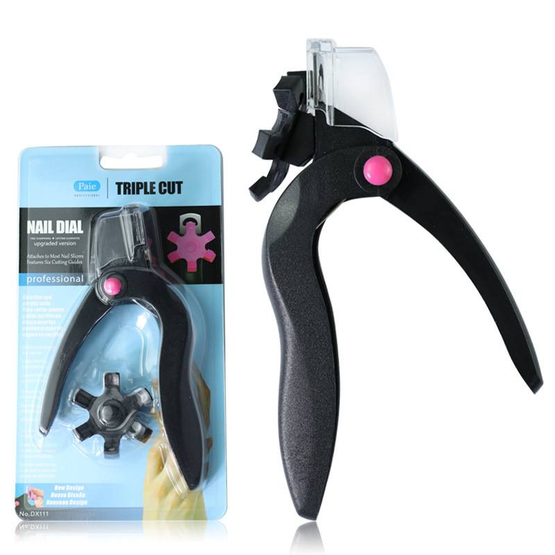Professioneller Nagelknipser mit drehbarem Griff (Schwarz)