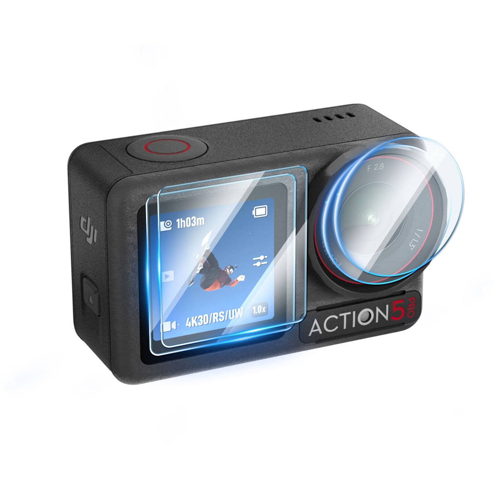 STARTRC Displayschutz aus gehärtetem Glas für DJI Action 5 Pro
