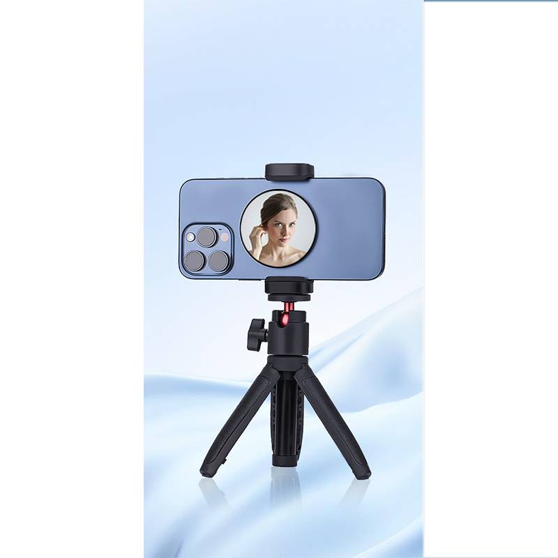 Magnetischer Handy-Make-up-Spiegel, schlanker Handy-Flachspiegel für MagSafe Black