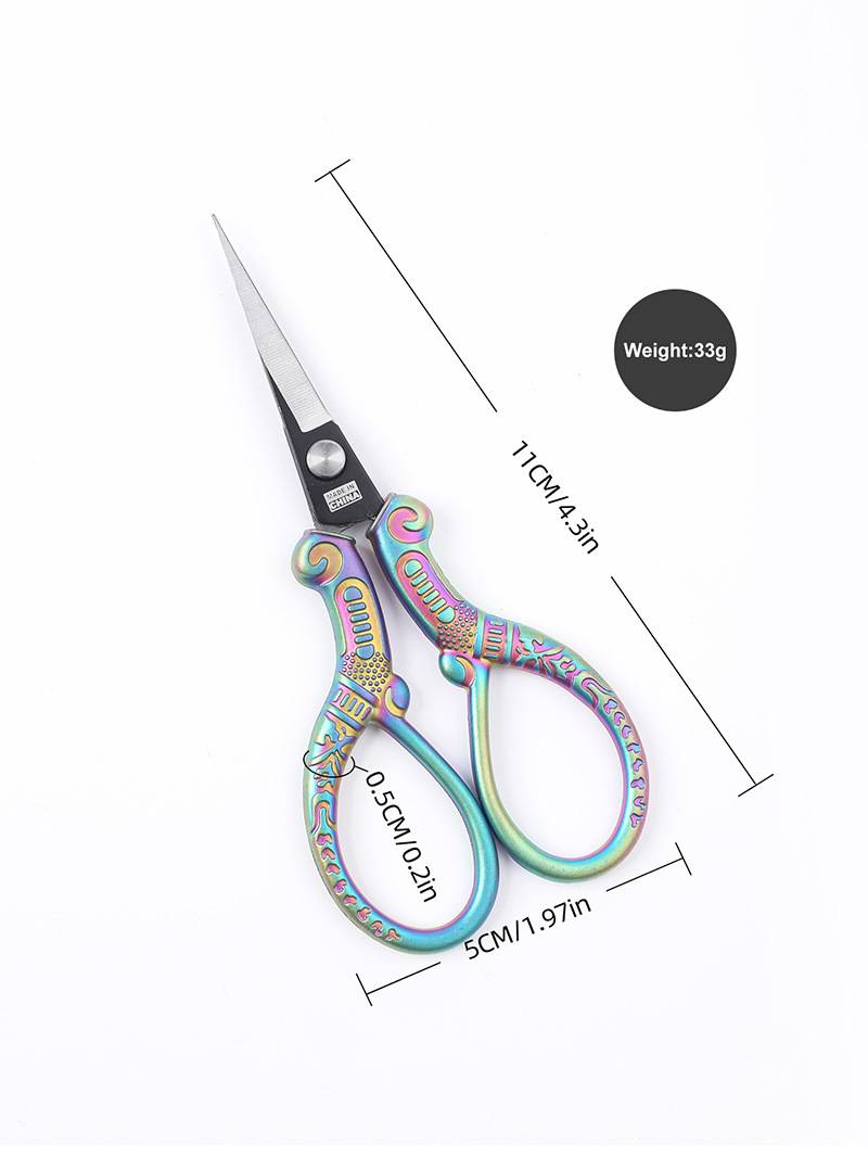 Stickschere für präzises Schneiden MultiColor