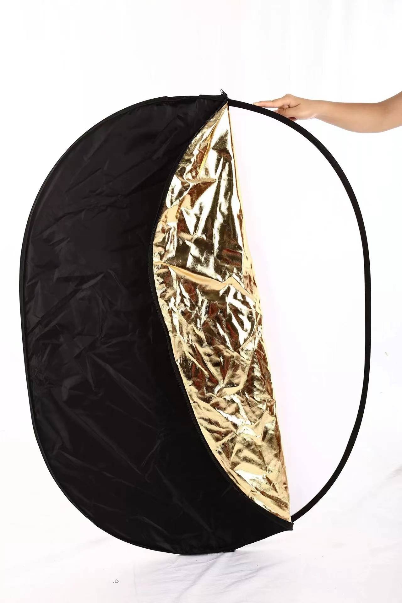 Tragbarer Fotografie-Lichtreflektor 5 in 1 Oval L