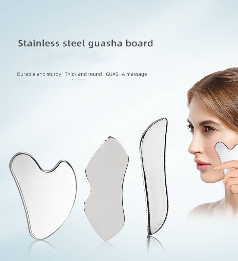 Gua Sha Set Gesichtsschönheitswerkzeuge Gesichtsroller Hautmassagegerät