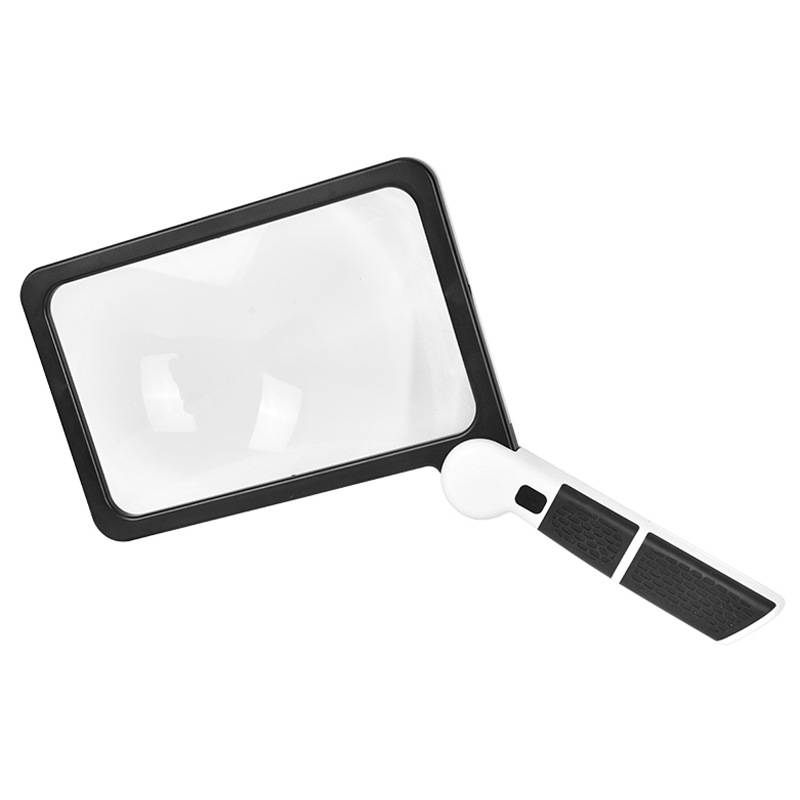 Lupe 5-fache Vergrößerung, drehbar mit LED-Licht für Lesen, Schmuck, Inspektion