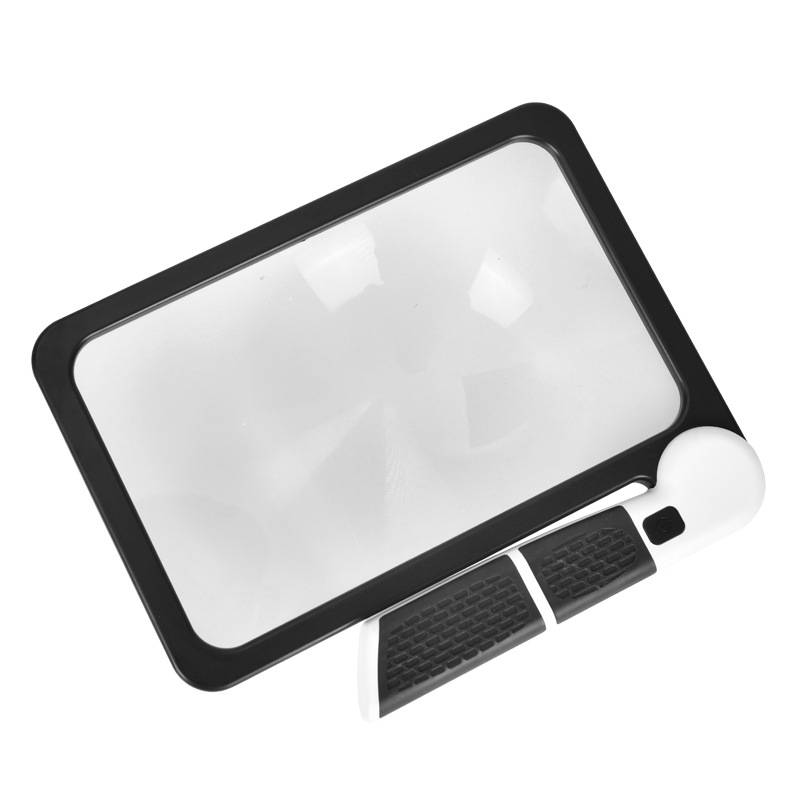 Lupe 5-fache Vergrößerung, drehbar mit LED-Licht für Lesen, Schmuck, Inspektion