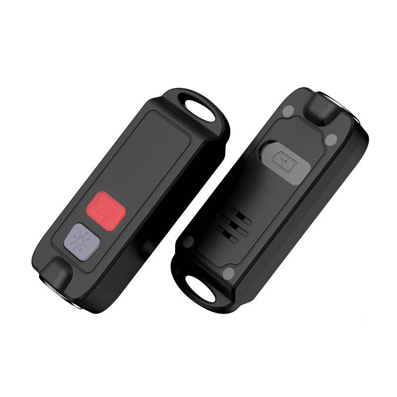 Überfallalarm 130 dB, LED-Licht, IP66 wasserdicht Black