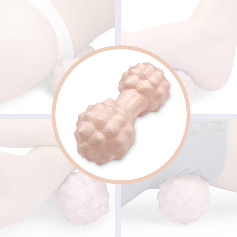 TPR-Erdnuss-Massageball für die Tiefengewebe-Muskelmassage Pink