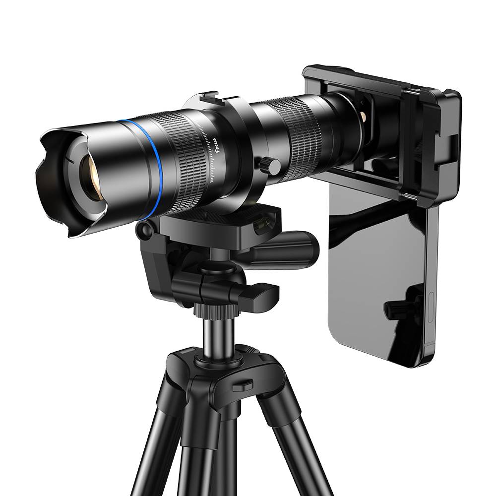 20-40X HD-Teleobjektiv für den Außenbereich Black
