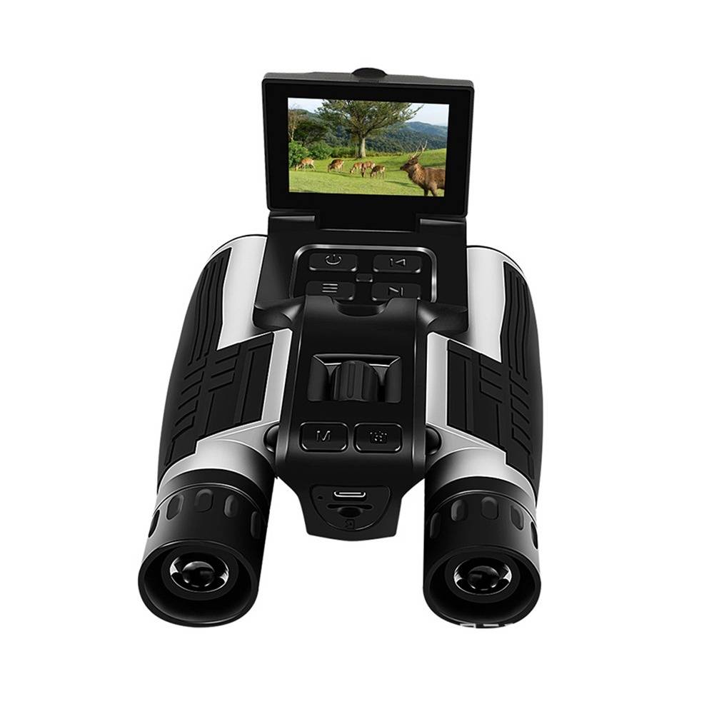 12x32 Digitales Fernglas mit 2.5K Video & 48MP Foto, 8x Zoom & IPS-Bildschirm