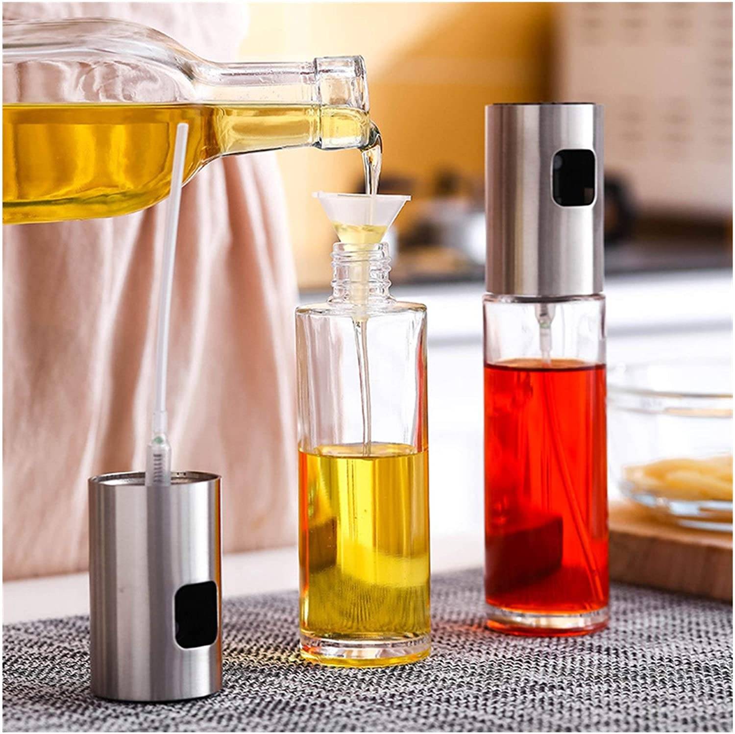 Sprühflasche für Öl / Essig 100 ml 2er-Pack