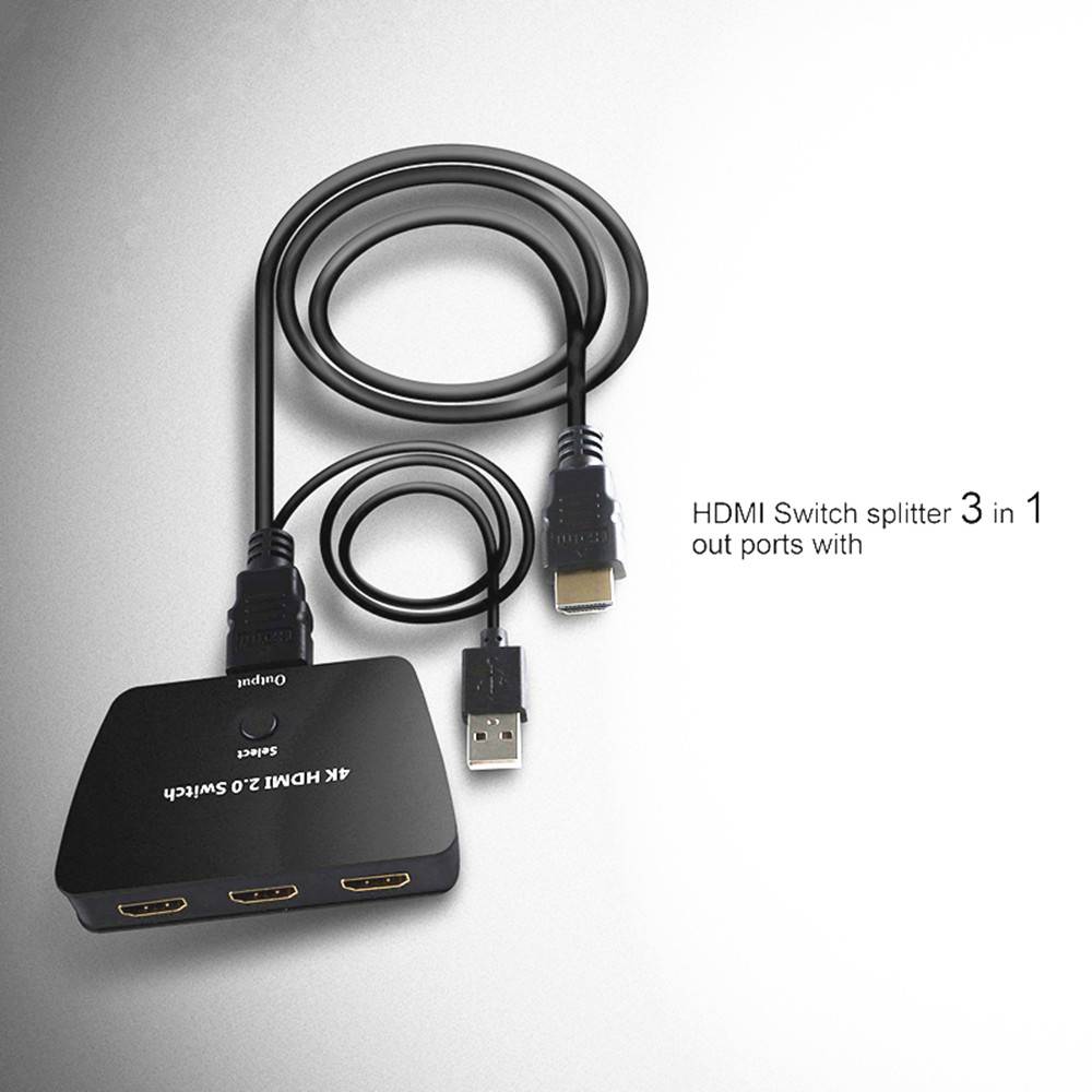 HDMI Switch 3-1 mit HDR, 3D und 4K (2160p)