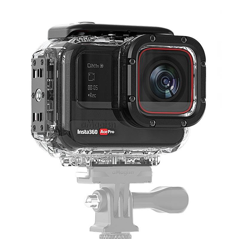 Insta360 Ace Pro Tauchgehäuse: Horizontal & Vertikal, 60m Wasserdicht
