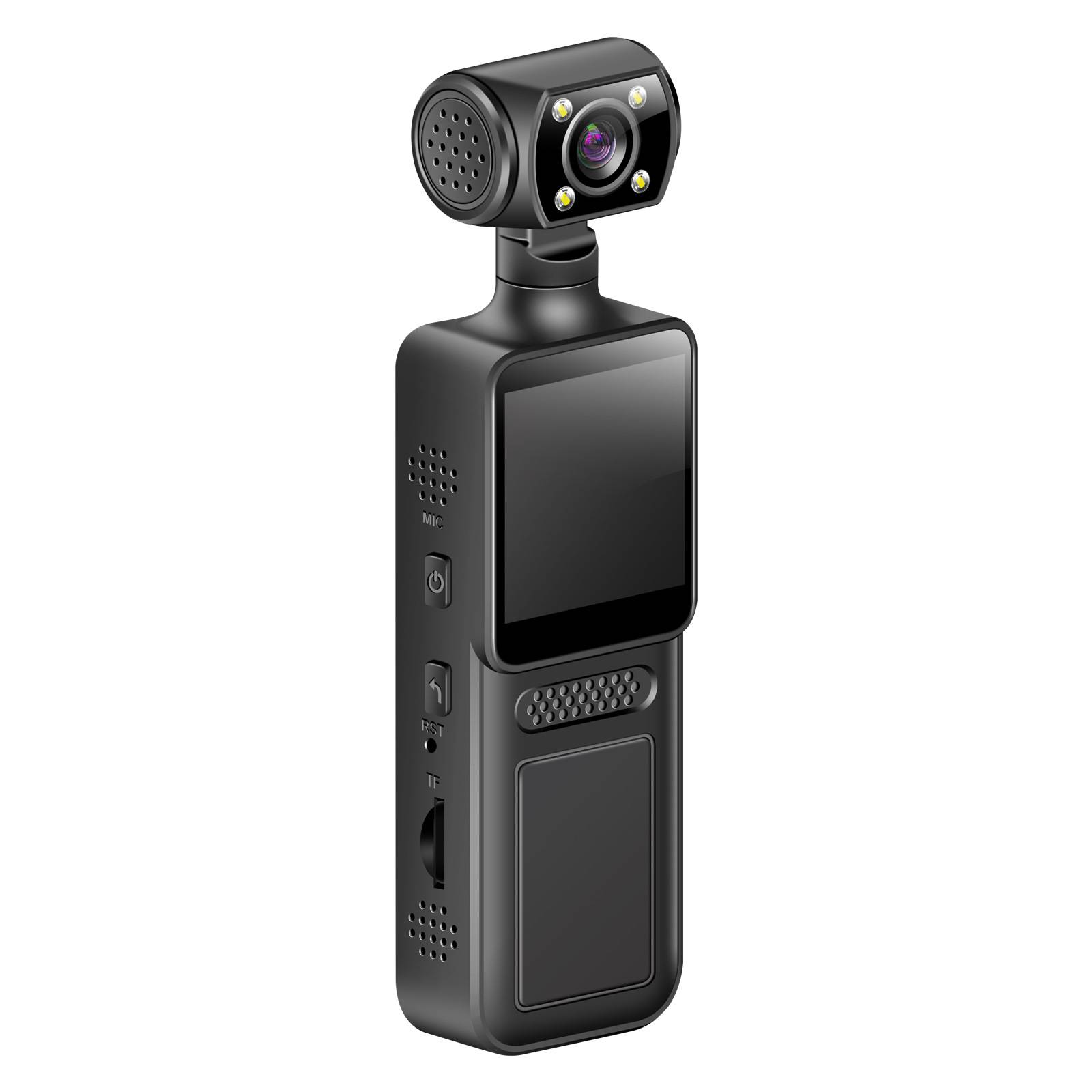 HD-Rückclip-Body-Kamera M12+WiFi: Tragbarer Videorekorder