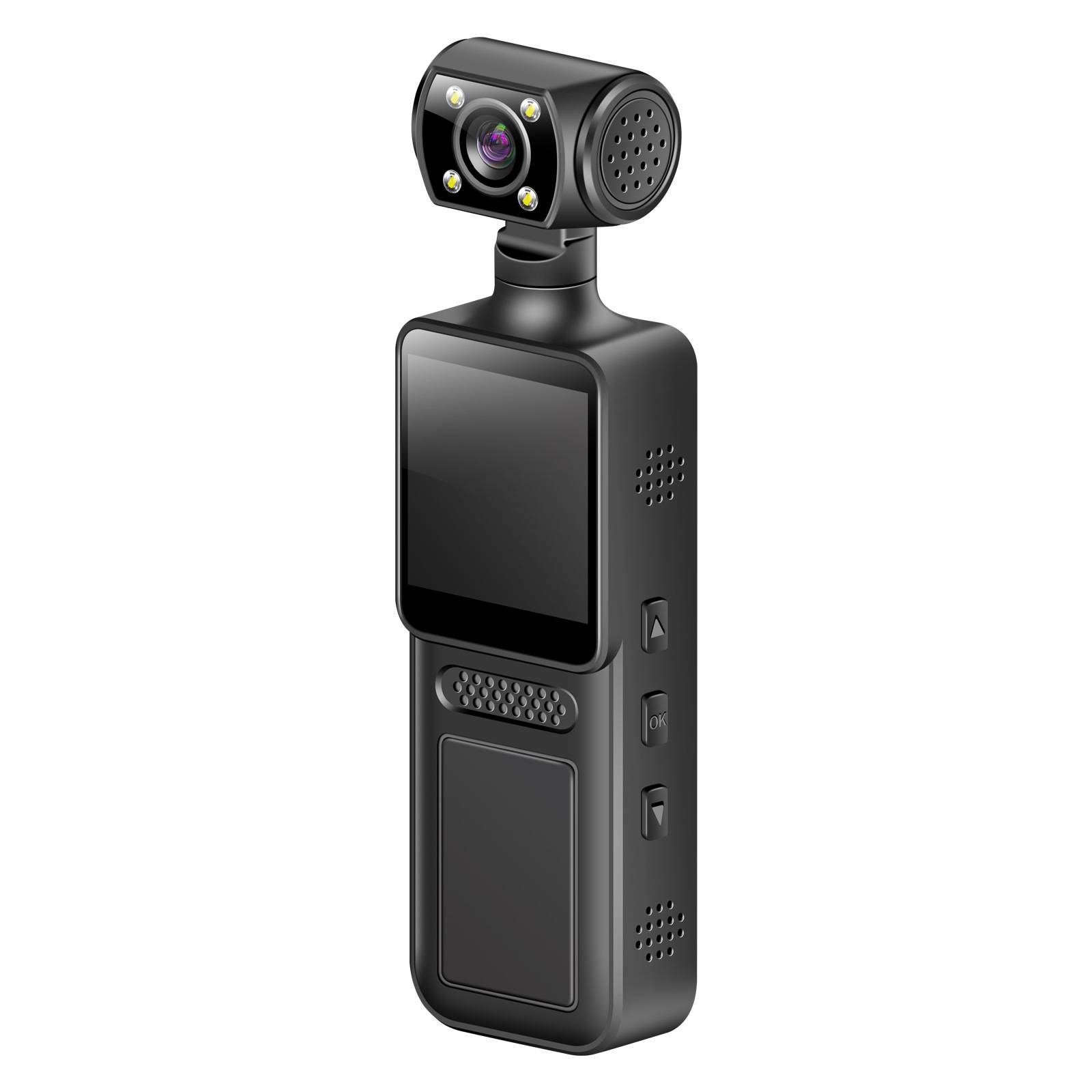 HD-Rückclip-Body-Kamera M12+WiFi: Tragbarer Videorekorder