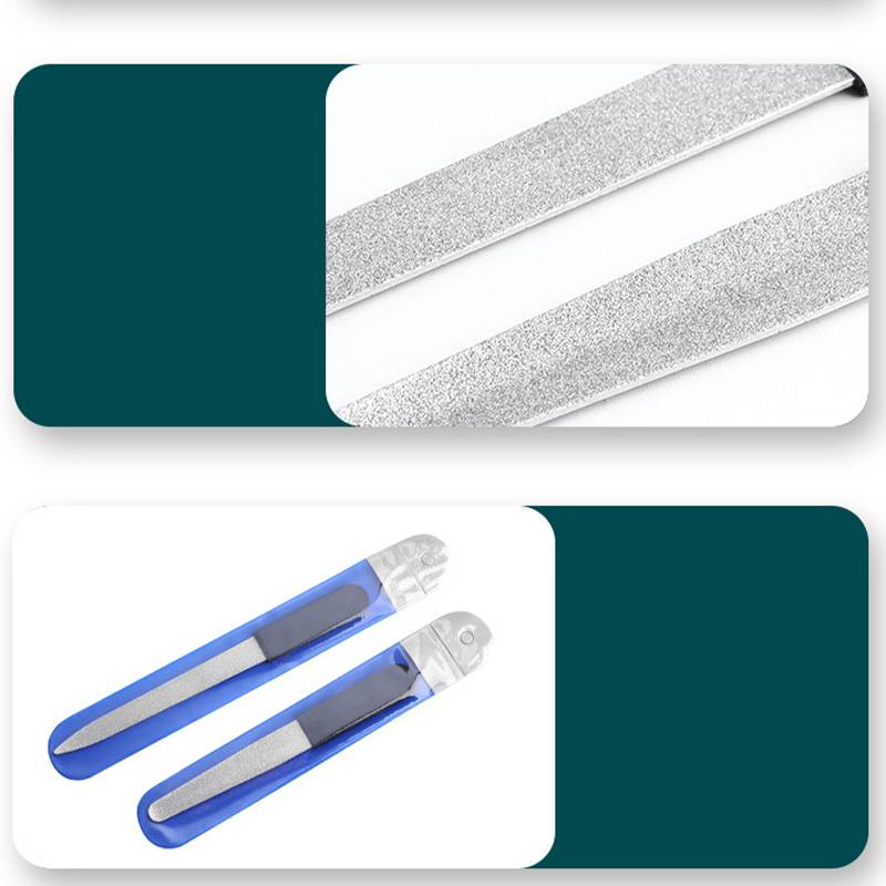 Professionelles Nagelfeilen-Set aus Edelstahl für glatte Nägel