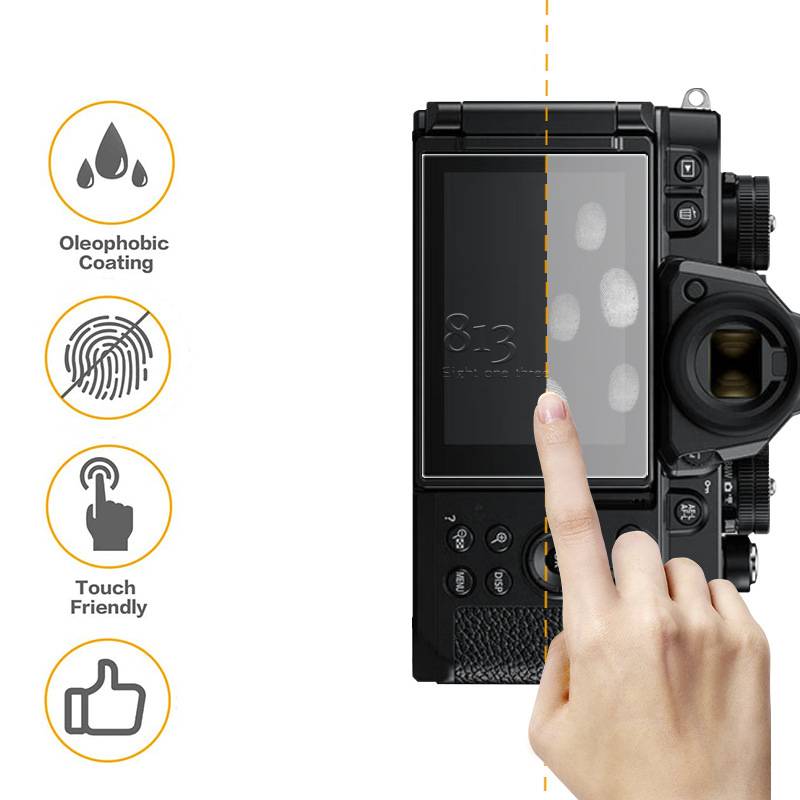 Displayschutz aus gehärtetem Glas für Nikon ZF, 2er-Pack