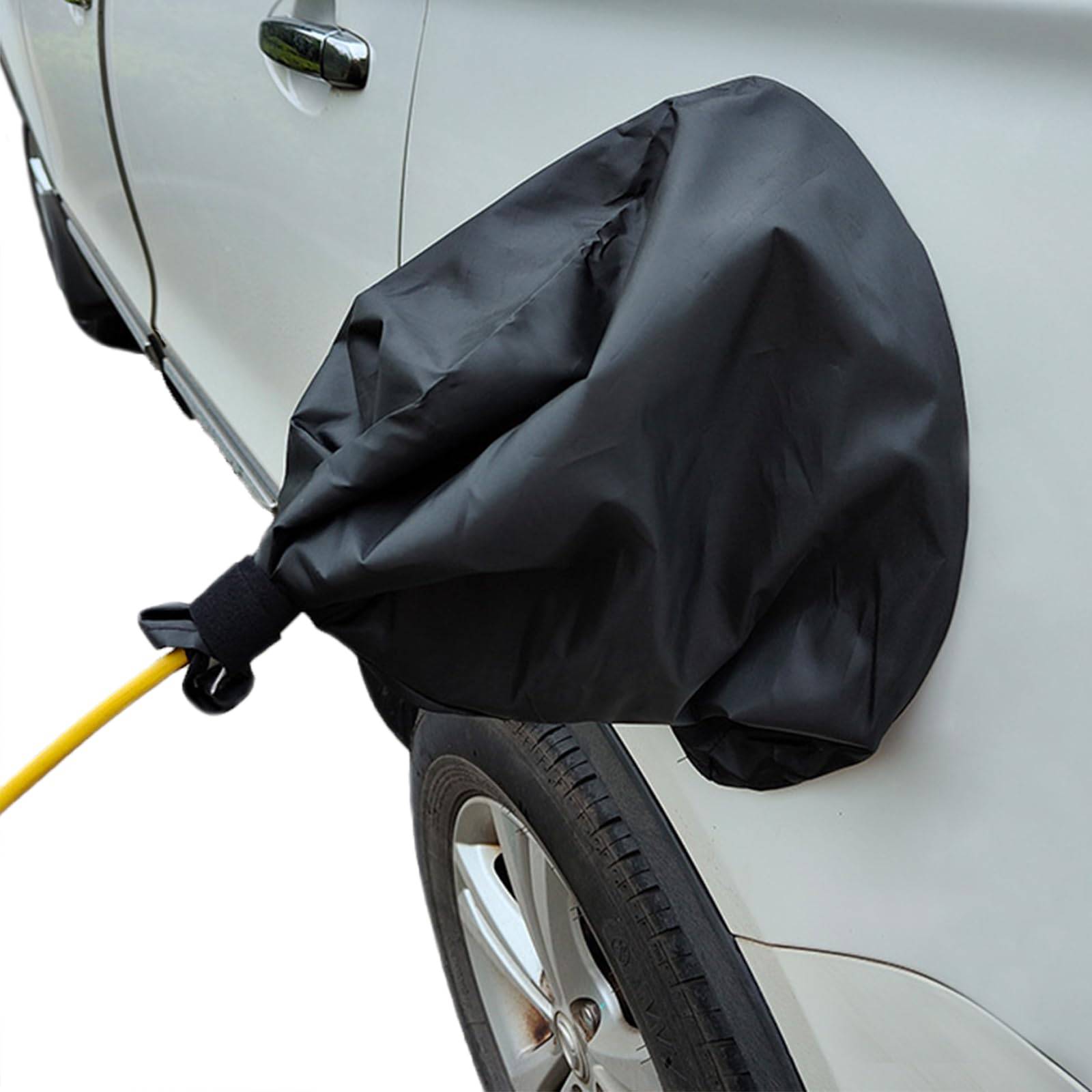 Magnetischer wasserdichter Schutz für Ladesteckdosen an Elektroautos Black
