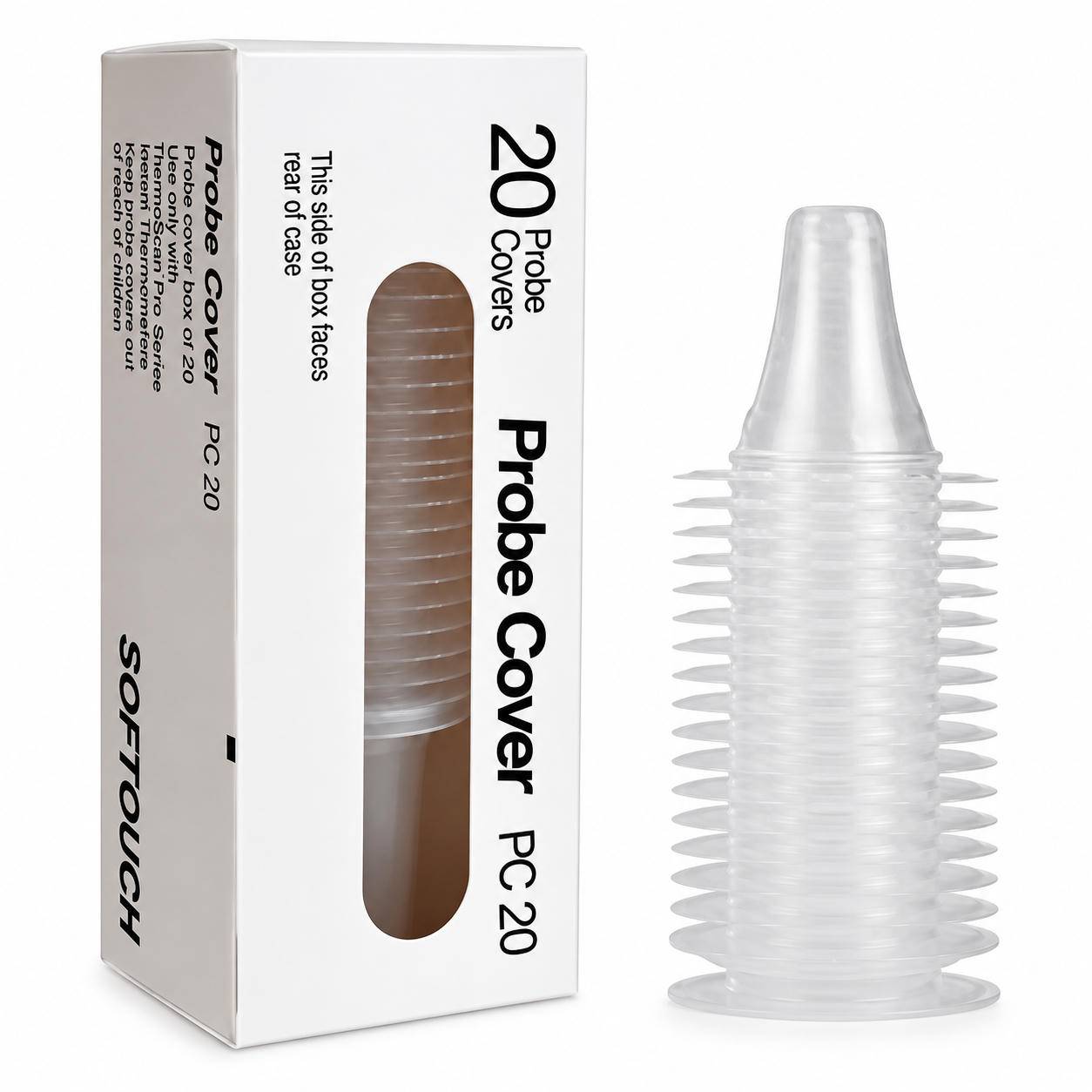 Hygiene-Schutzhüllen für Ohrthermometer von Braun 20 Stück