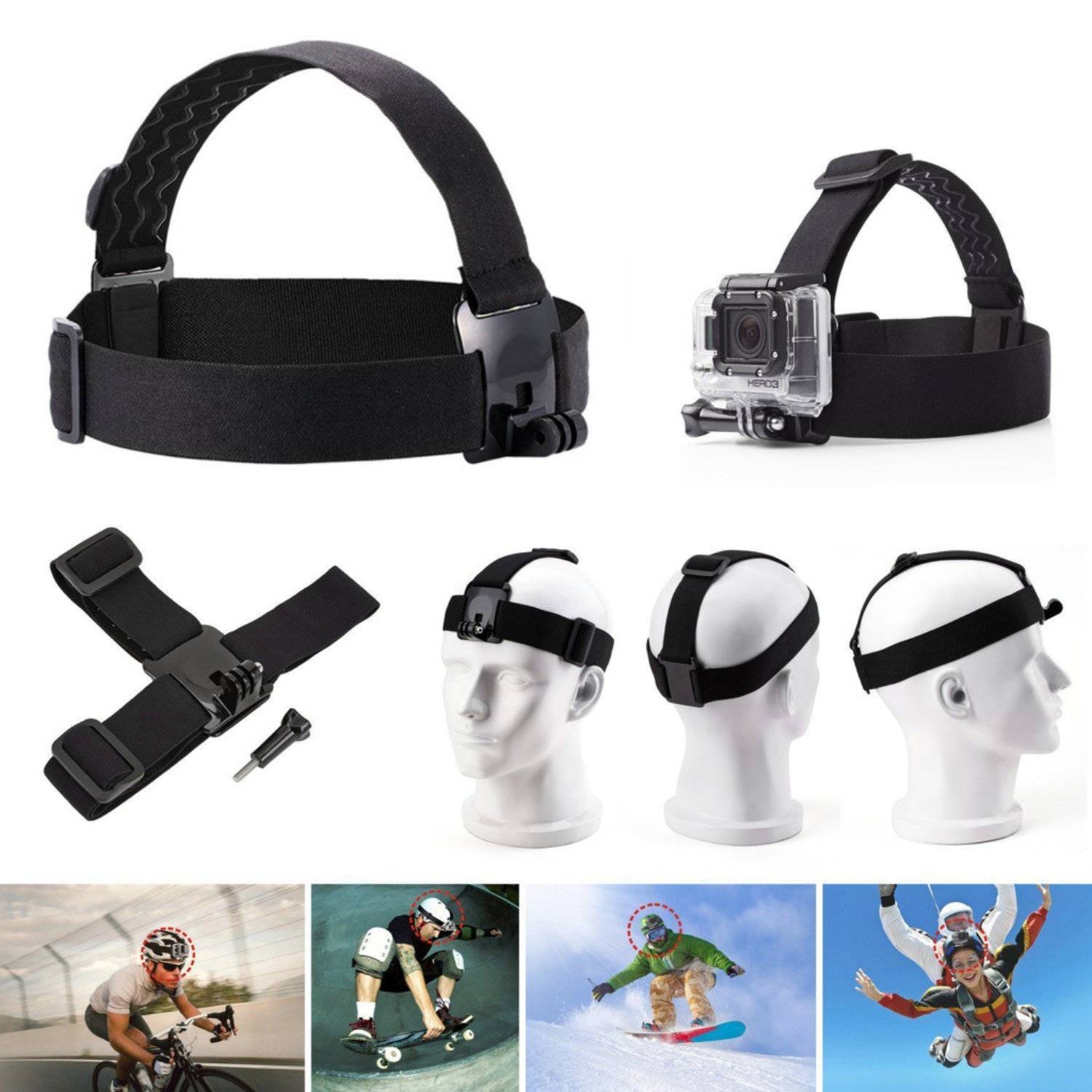 Zubehör-Kit für GoPro Actionkameras - 37 Teile
