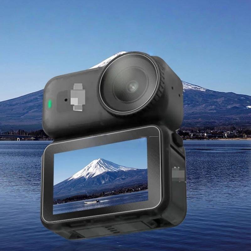 DJI Osmo Nano Displayschutzfolie: Gehärtetes Glas + Weiche Objektivfolie (2er-Pack)