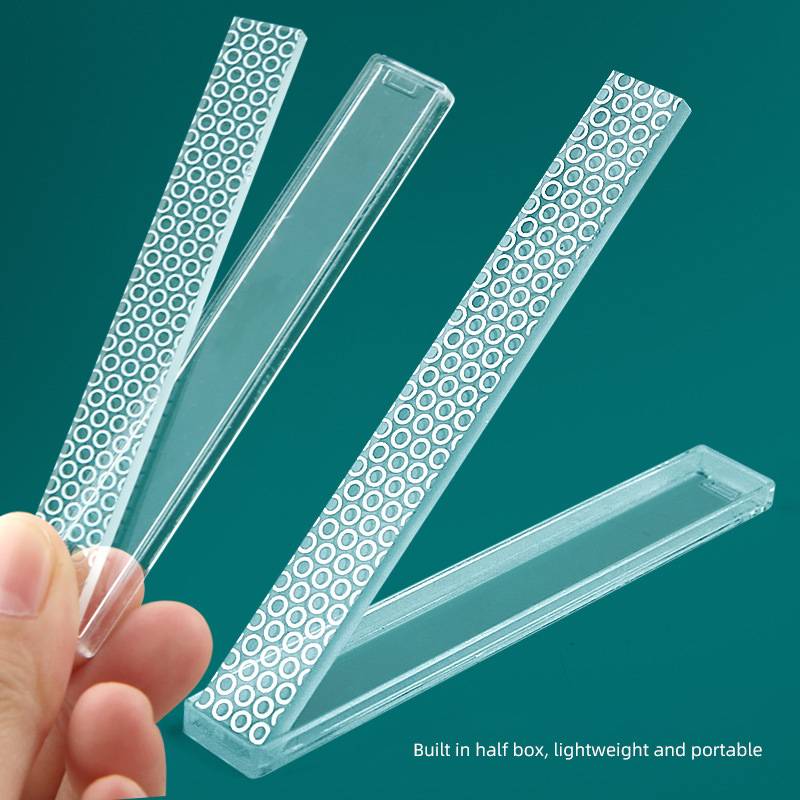 Transparente Nagelfeile aus Nanoglas - Bikakedesign