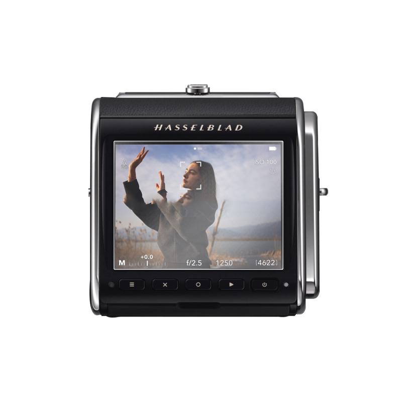 Hasselblad 907x Displayschutz, Aluminiumglas, 0,26 mm, gebogene Kanten