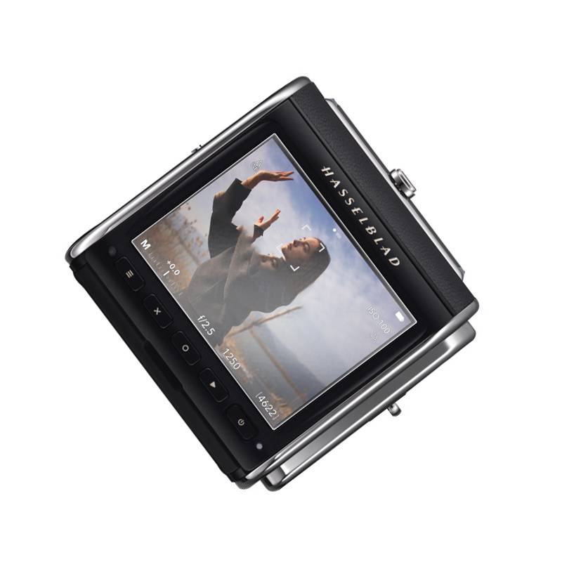 Hasselblad 907x Displayschutz, Aluminiumglas, 0,26 mm, gebogene Kanten