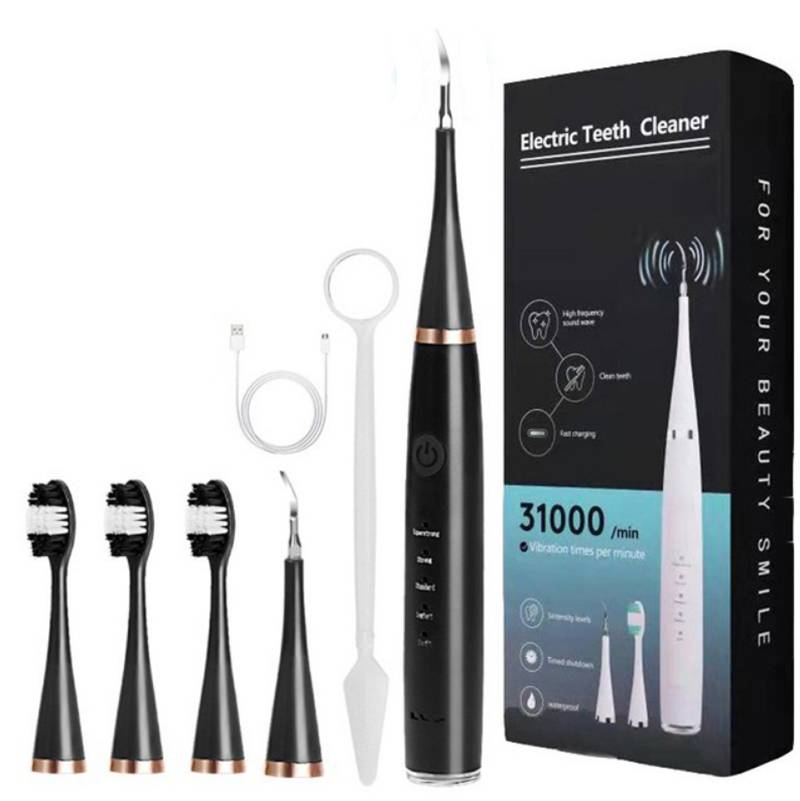 Elektrische Zahnbürste mit Zahnsteinentferner Black