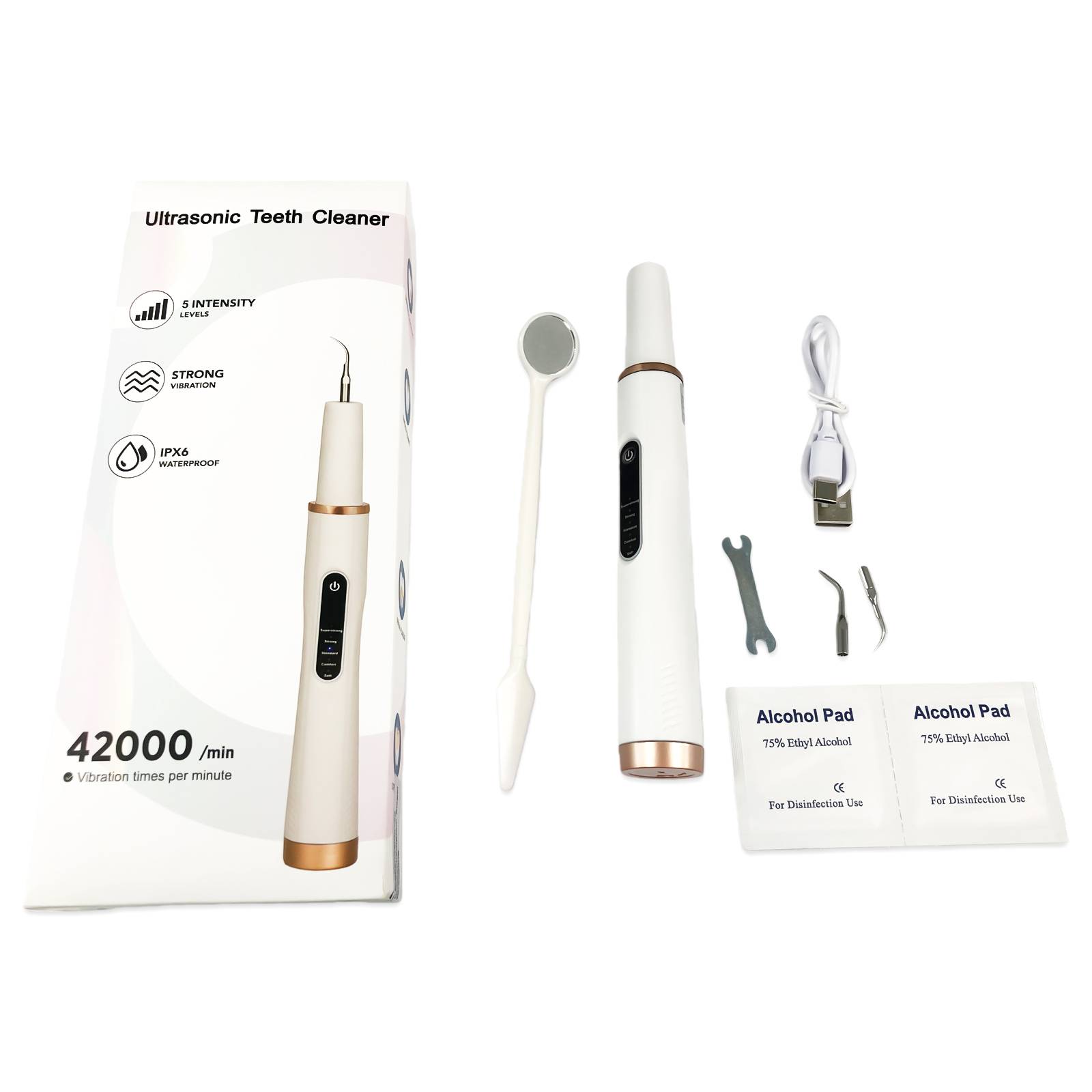 Zahnsteinentferner mit Ultraschall White