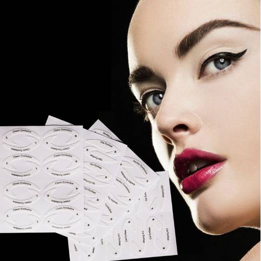 Vorlagen für Eyeliner/Lidschatten 4 Blatt