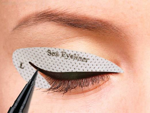 Vorlagen für Eyeliner/Lidschatten 4 Blatt