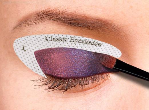 Vorlagen für Eyeliner/Lidschatten 4 Blatt