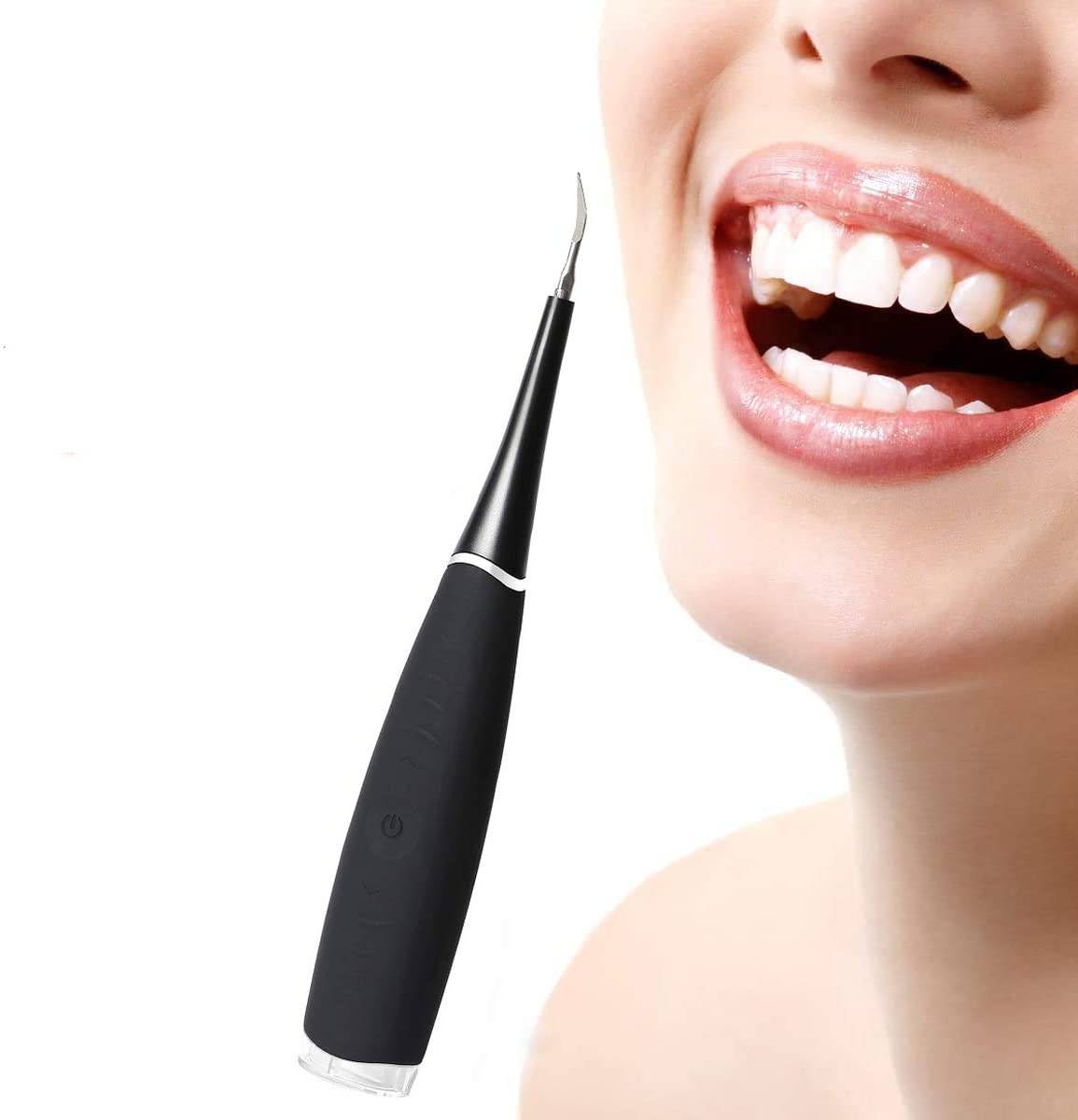 Zahnsteinentferner mit 5 Einstellungen USB-Aufladung Black