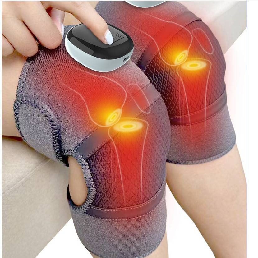 Kabelloses beheiztes Kniemassagegerät mit Vibration und Wärmetherapie zur Linderung von Gelenkschmerzen