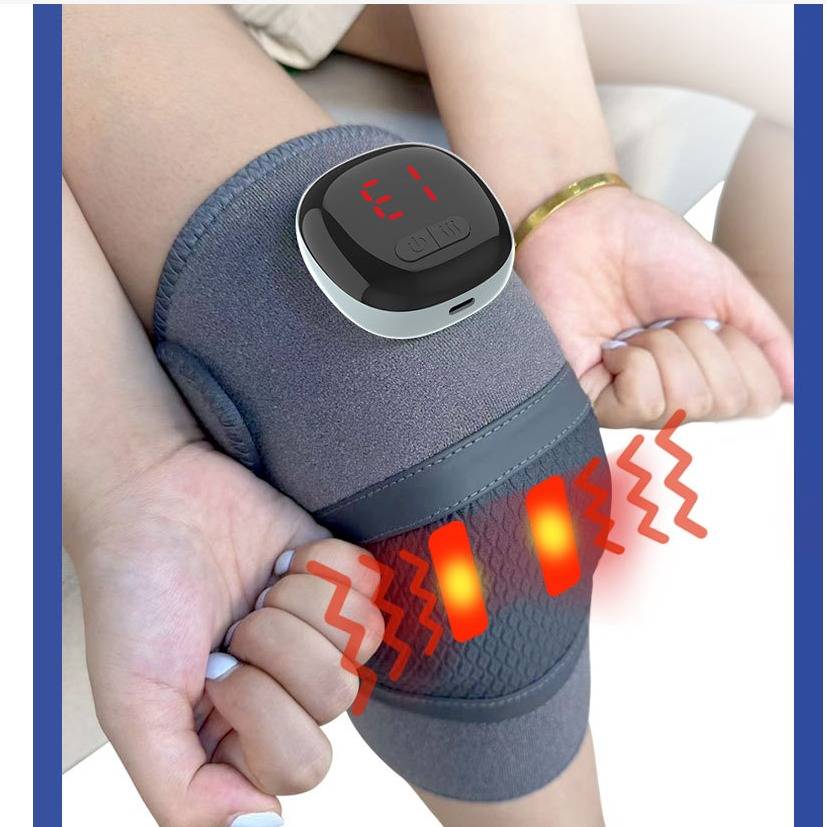 Kabelloses beheiztes Kniemassagegerät mit Vibration und Wärmetherapie zur Linderung von Gelenkschmerzen