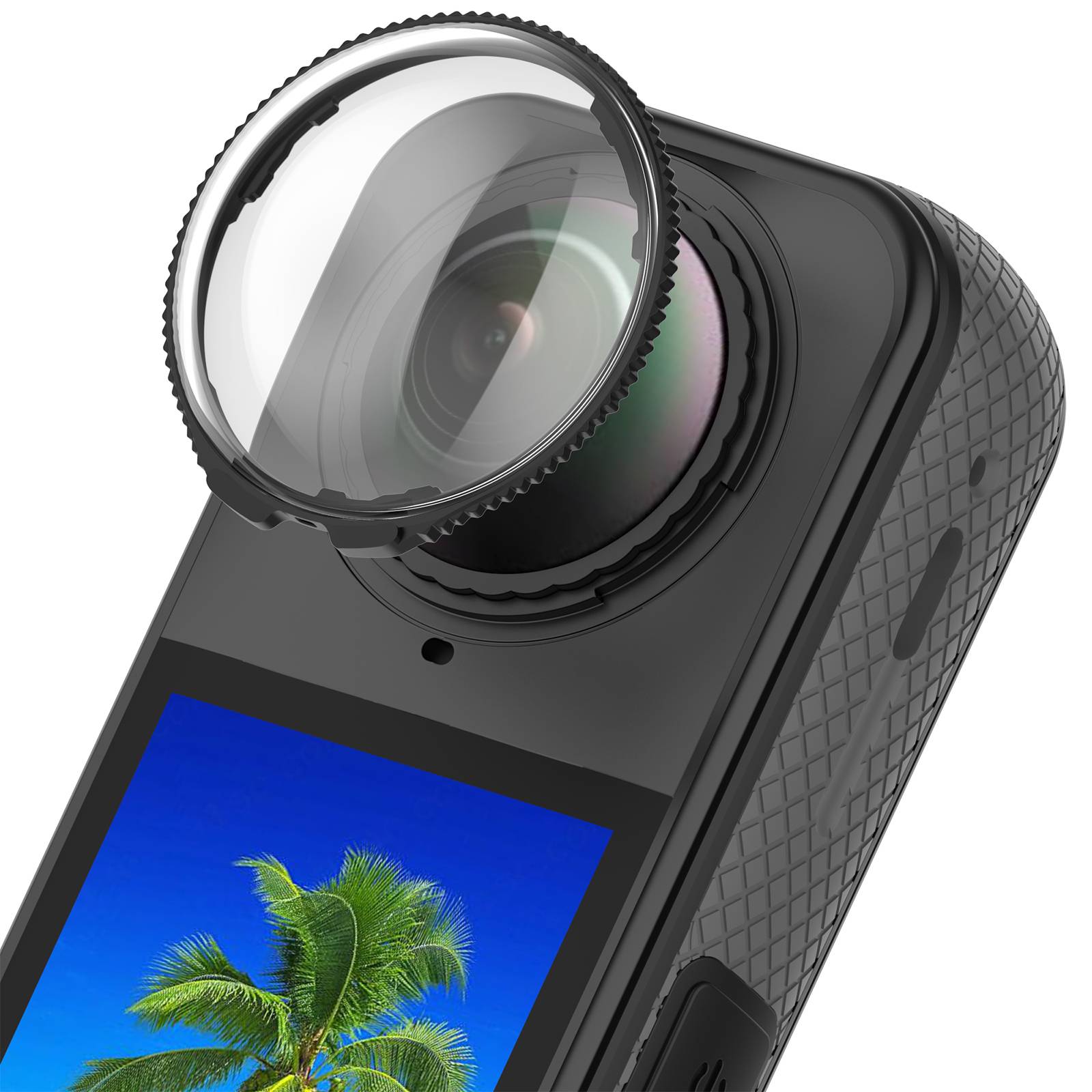 Insta360 X4 Schutzlinse - Verbesserte Klarheit & Sicherheit Black