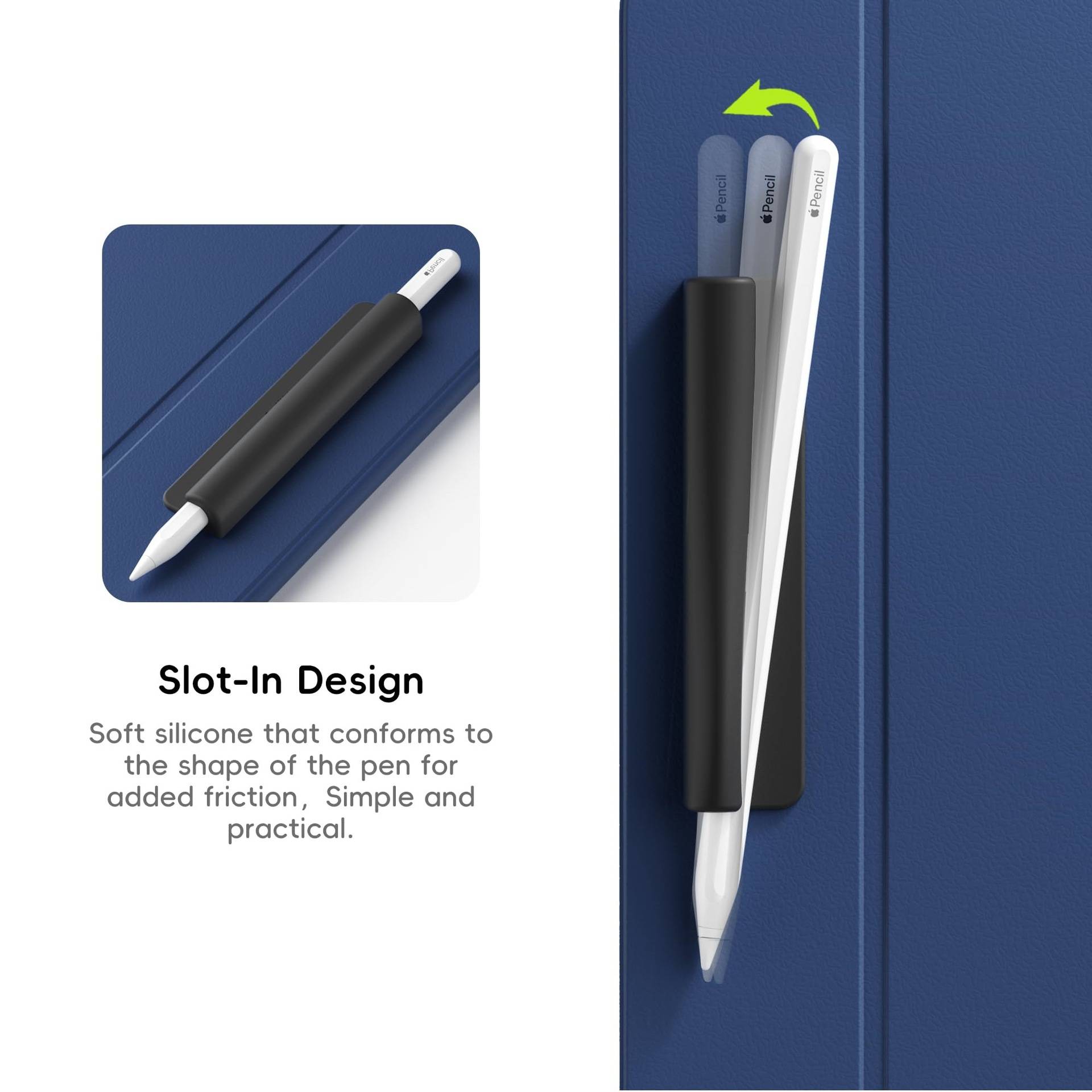 Silikon-Stifthalterhülle für Apple Pencil (USB-C)