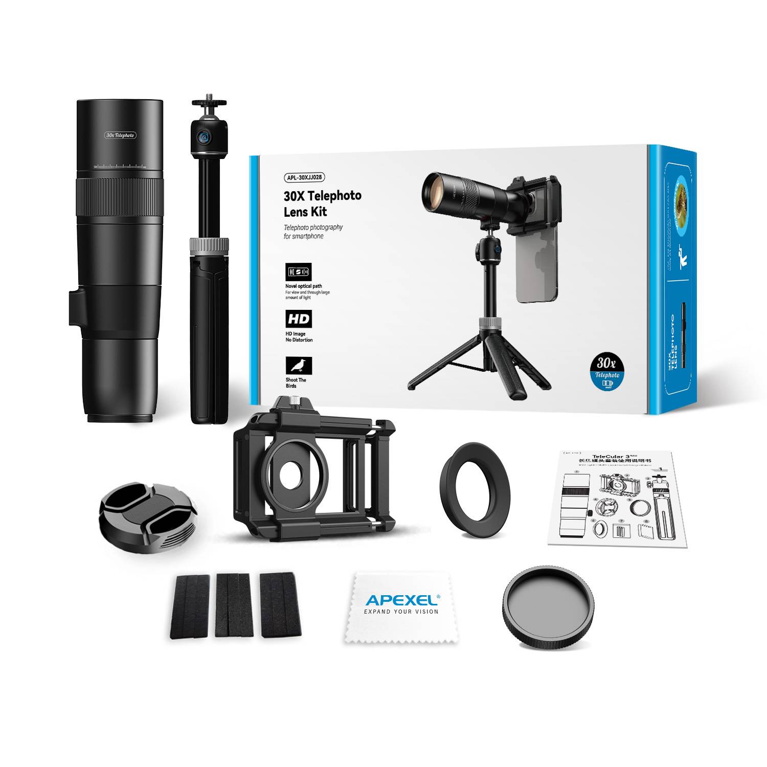 30x Super Zoom Teleobjektiv für Mobi