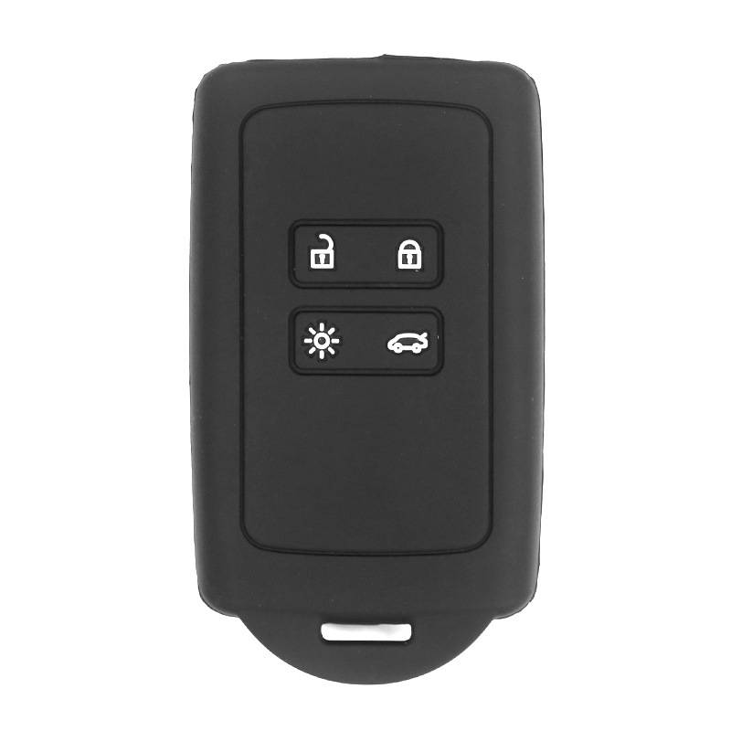 Renault Koleos Schlüsselfob-Hülle, Silikon-Schutzhülle Black