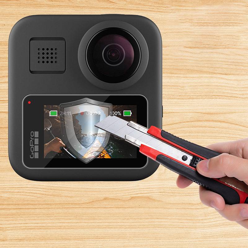 GoPro MAX Displayschutz - 2er-Pack gehärtetes Glas