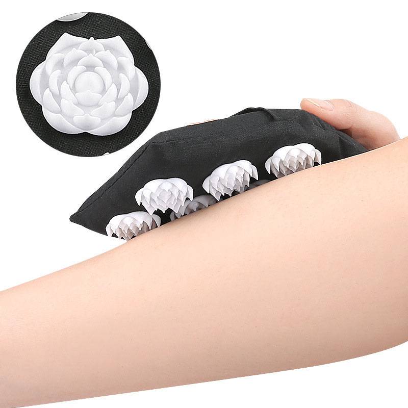 Akupressur-Massagehandschuhe mit Strassschnalle Modell 1