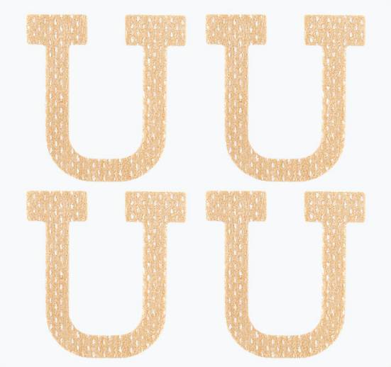 U-förmiges Korrekturpflaster für eingewachsene Zehennägel (5 Blatt) Beige