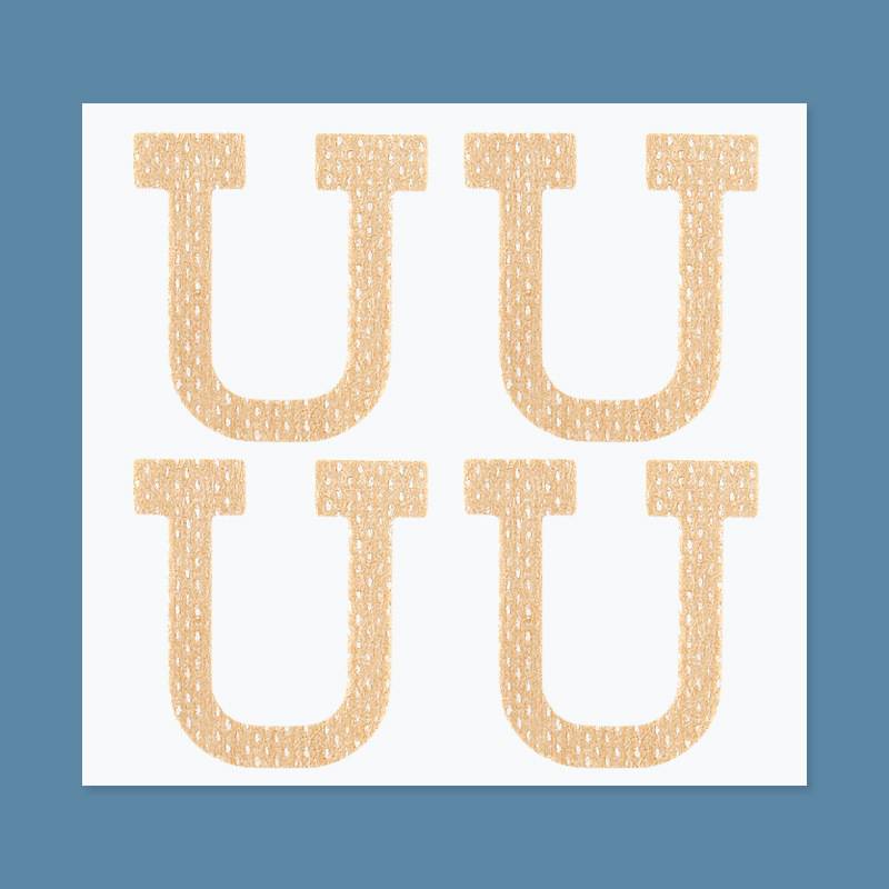 U-förmiges Korrekturpflaster für eingewachsene Zehennägel (5 Blatt) Beige