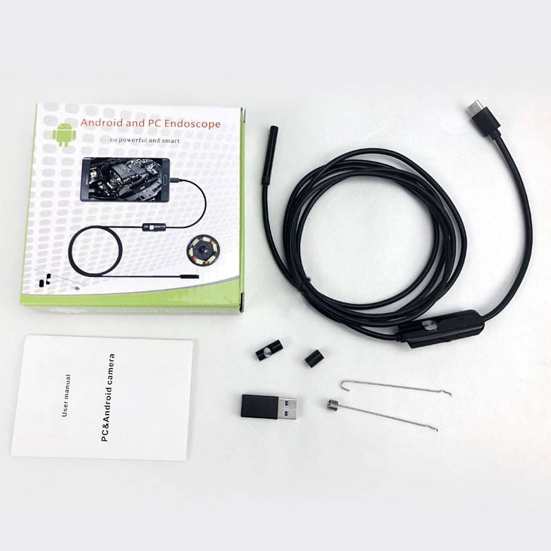 Inspektionskamera, 5,5-mm-Objektiv, hohe Auflösung, LED, IP67 2 m