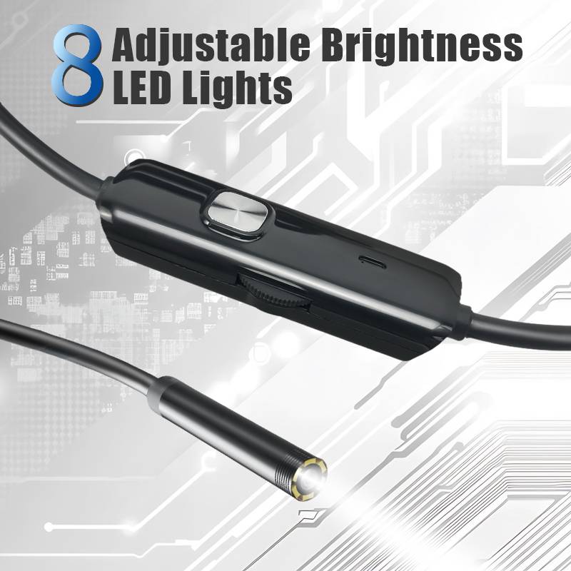 Inspektionskamera, 5,5-mm-Objektiv, hohe Auflösung, LED, IP67 2 m