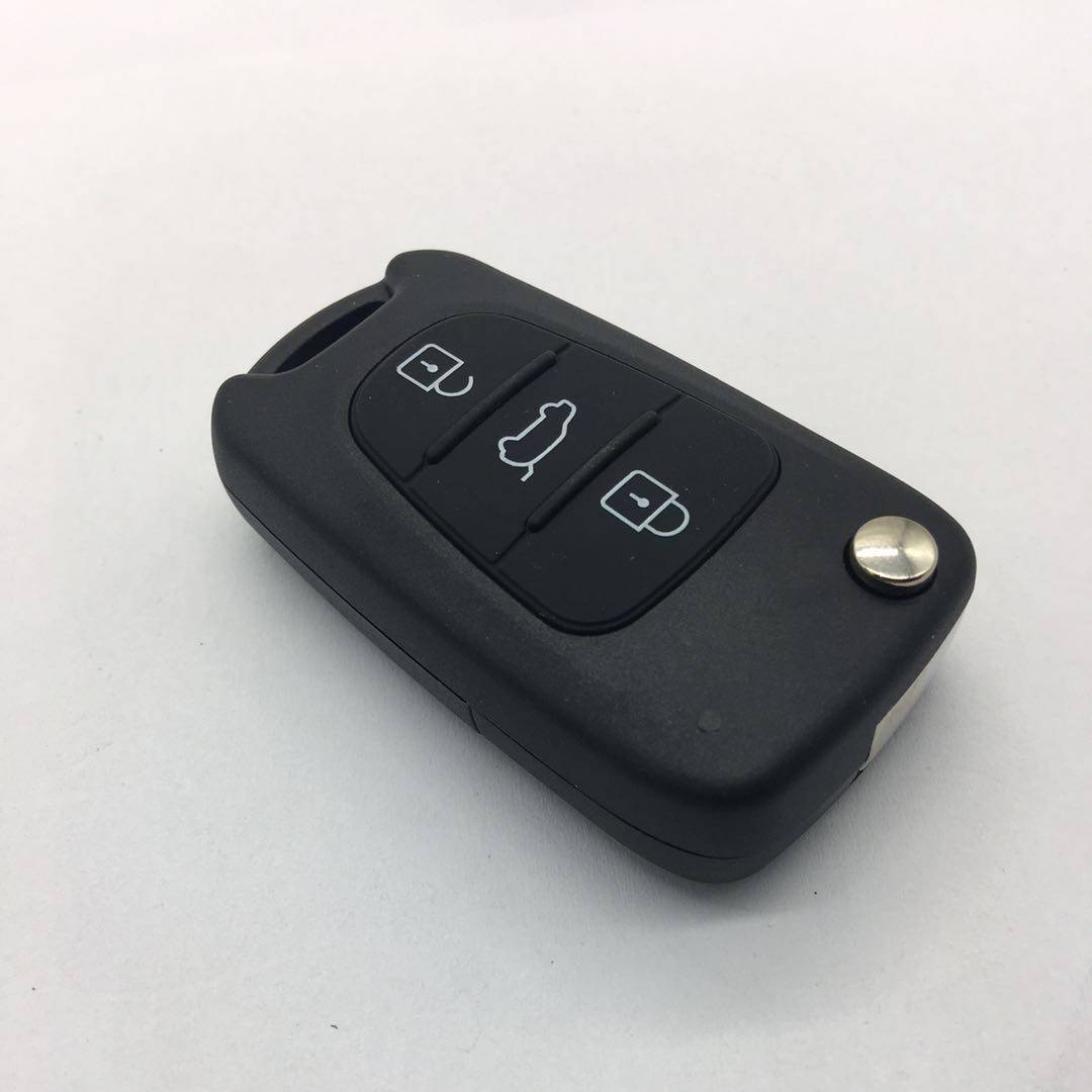 Autoschlüsselhülle Gehäuse mit 3 Tasten für HYUNDAI Kia Black